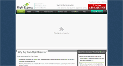 Desktop Screenshot of flightexpress.net