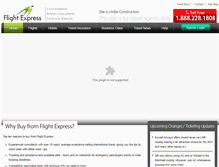Tablet Screenshot of flightexpress.net